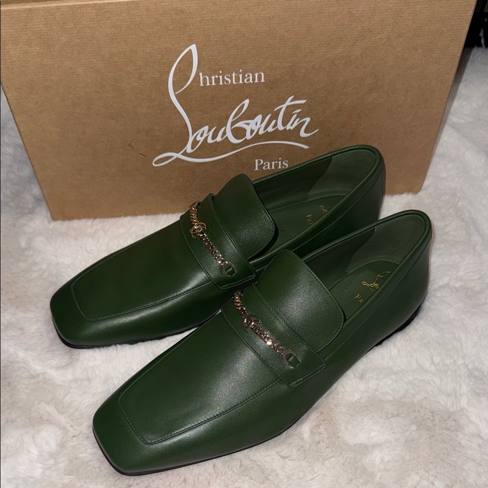 Christian Louboutin Men’s 45 (US 11) MJ Moc Uomo Flat / NEW in box